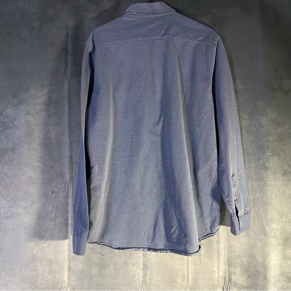 Lacoste Long Sleeve Button Down Regular Fit Blue Shirt XL / 2XL Classic Preppy - Picture 8 of 11